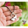 Кулон "Изящный кот. Silver". Нержавеющая сталь 